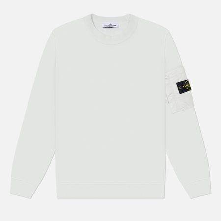 Мужская толстовка Stone Island Cotton Fleece Regular Midweight, цвет голубой