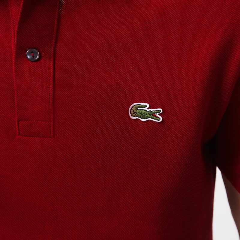Мужское поло Lacoste L.12.12 приталенного кроя 5