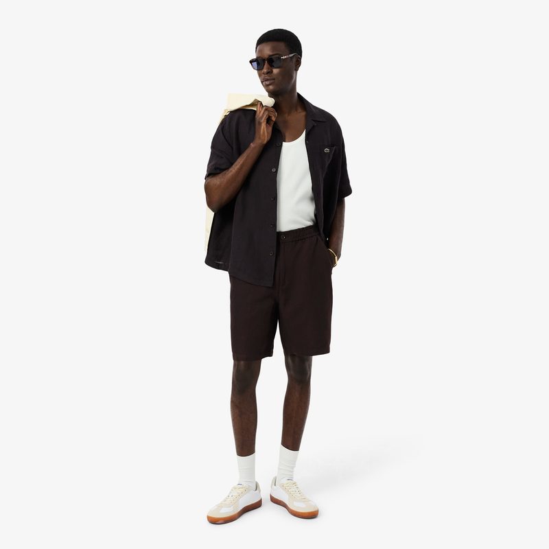 Мужские льняные шорты Lacoste
