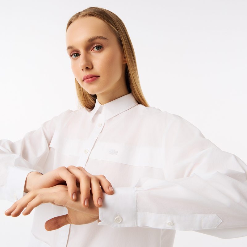 Женская блузка Lacoste свободного кроя 4