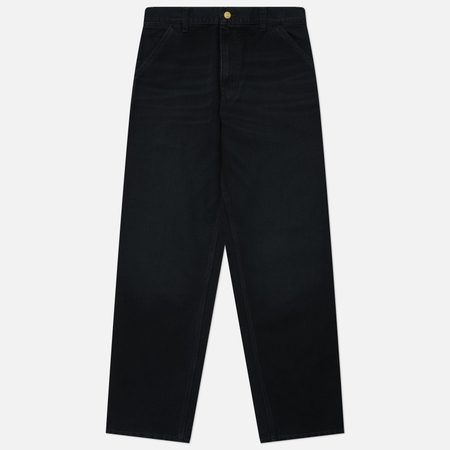 Мужские брюки Carhartt WIP Single Knee, цвет чёрный