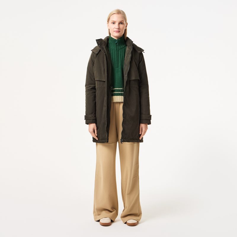 Женская парка Lacoste свободного кроя с капюшоном 5