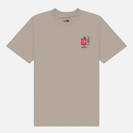 Мужская футболка The North Face Gear Up Get Out Relaxed, цвет серый