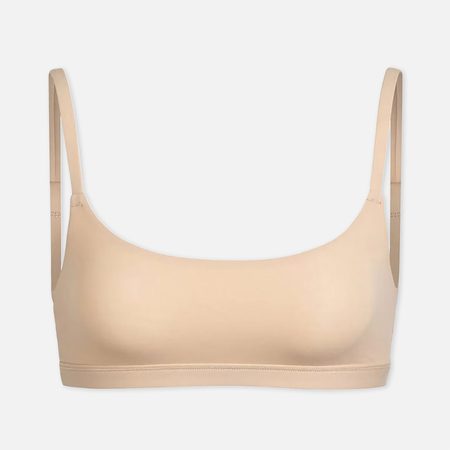 Женский бюстгальтер SKIMS Fits Everybody Scoop Bralette, цвет бежевый