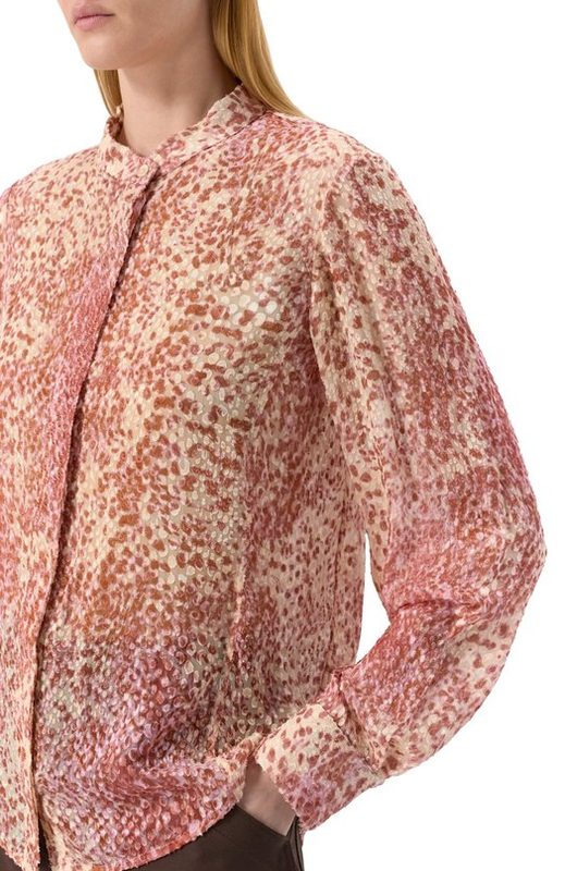 Блузка из вискозы и шелка Isabel Marant 5