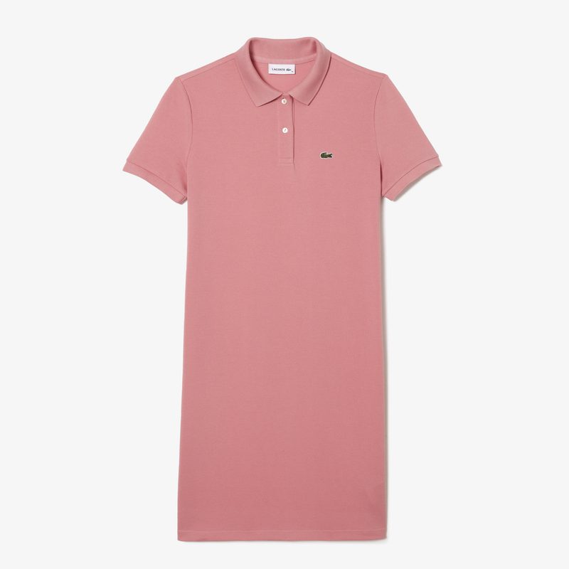Женское хлопковое платье - поло Lacoste 5