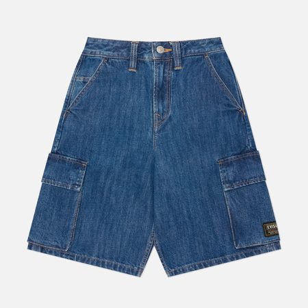 Мужские шорты Evisu Vintage 5-Pocket Denim, цвет синий