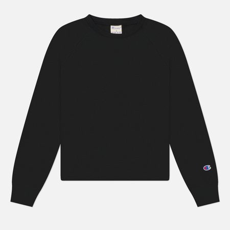 Женский лонгслив Champion Reverse Weave Pinnacle Heavyweight Cotton Jersey, цвет чёрный