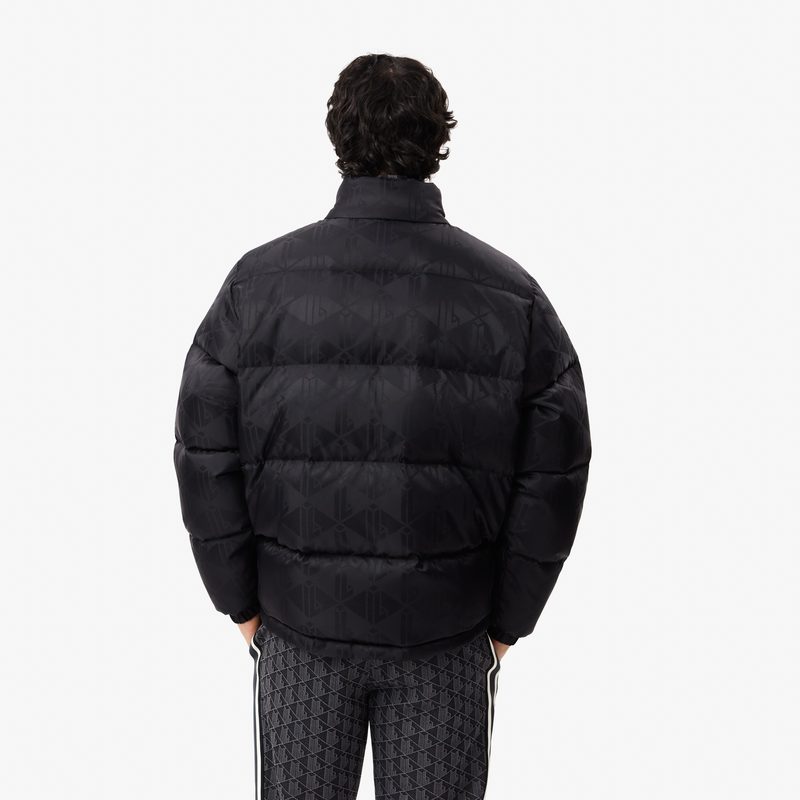 Водоотталкивающая короткая куртка Lacoste с монограммой 2