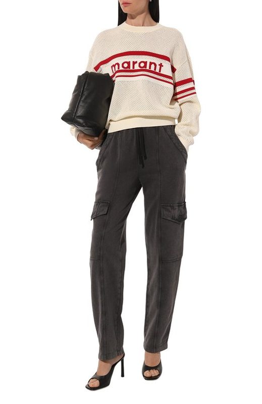 Хлопковые брюки-карго Isabel Marant Etoile 2