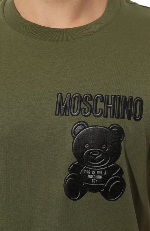 Хлопковая футболка Moschino 5