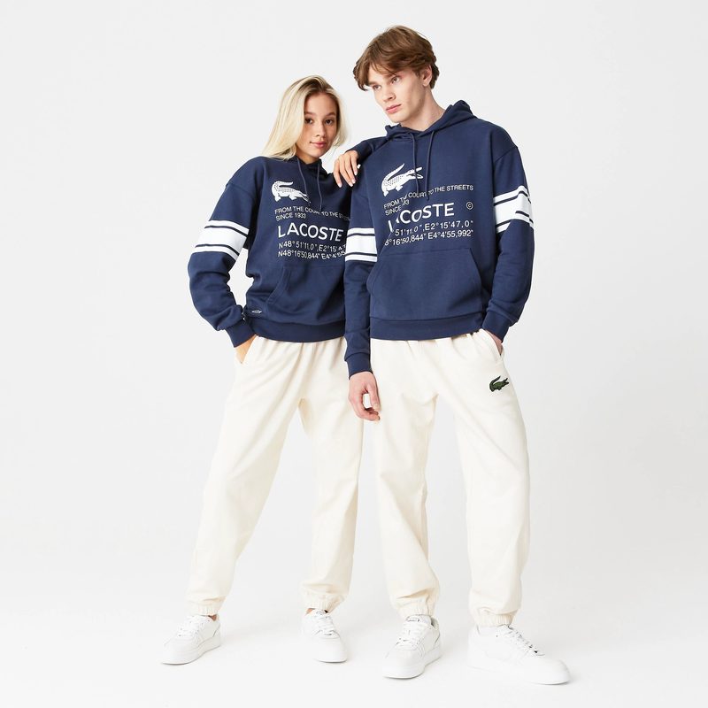 Толстовка - худи Lacoste оверсайз унисекс 5