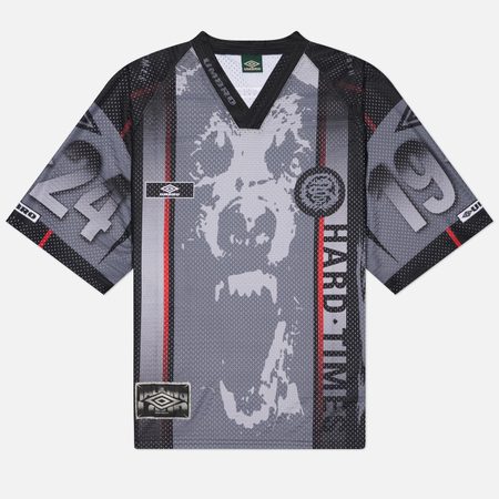 Мужская футболка Umbro 98/99 Hard Times, цвет чёрный