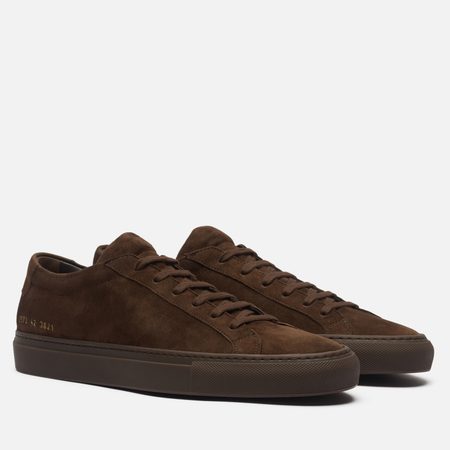 Мужские кроссовки Common Projects Achilles Premium Suede, цвет коричневый