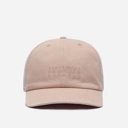 Кепка Maison Margiela MM6 Cotton Canvas 6 Panel, цвет розовый