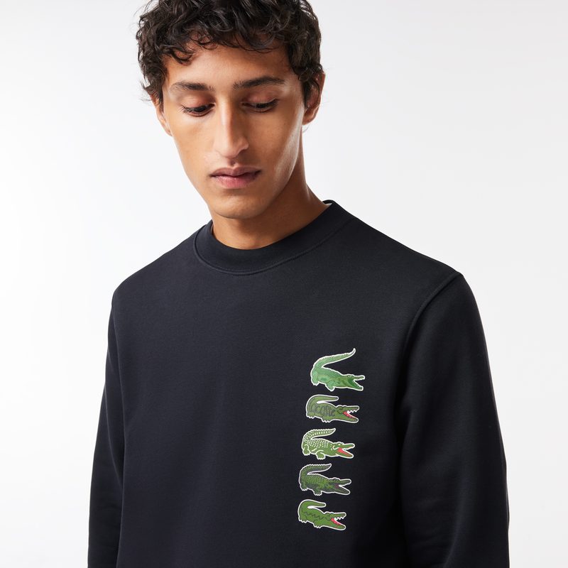 Мужской хлопковый свитшот Lacoste с флисом 3
