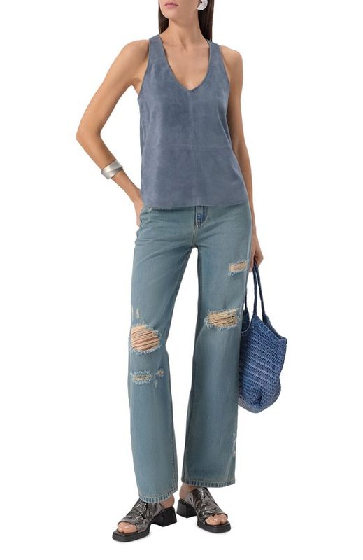 Замшевый топ Zadig and Voltaire 2