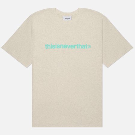 Мужская футболка thisisneverthat T-Logo Ribbed, цвет бежевый