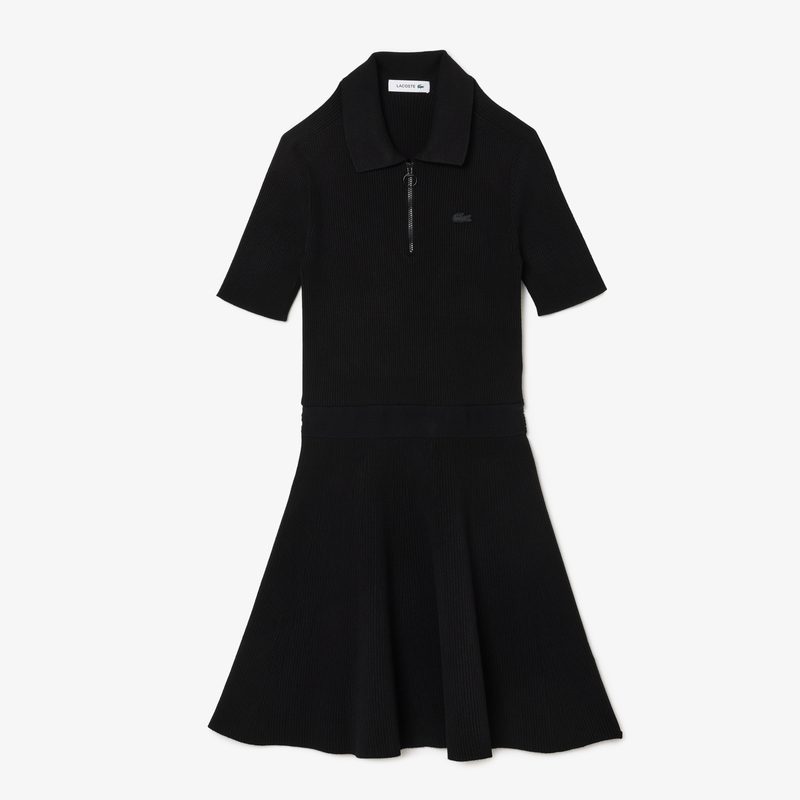 Женское эластичное платье Lacoste на молнии 5