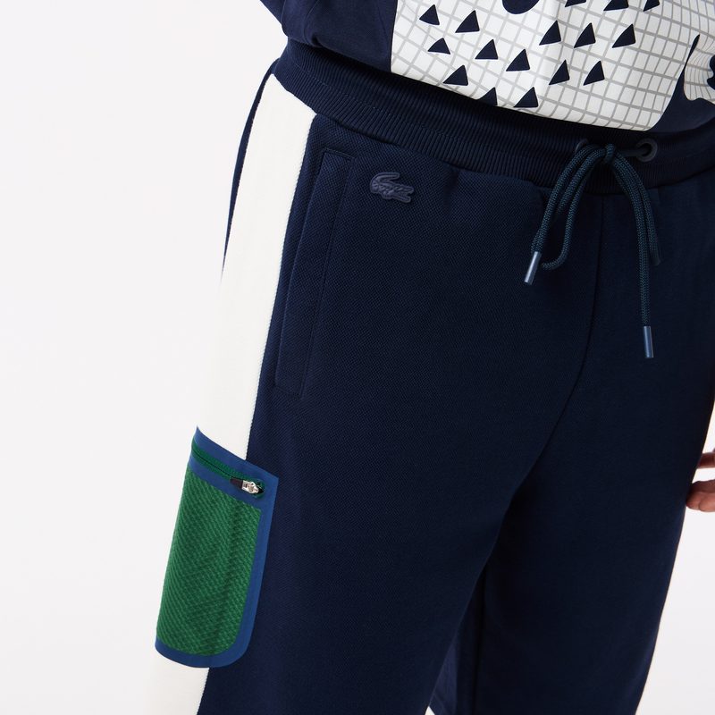 Мужские шорты Lacoste колор-блок 4