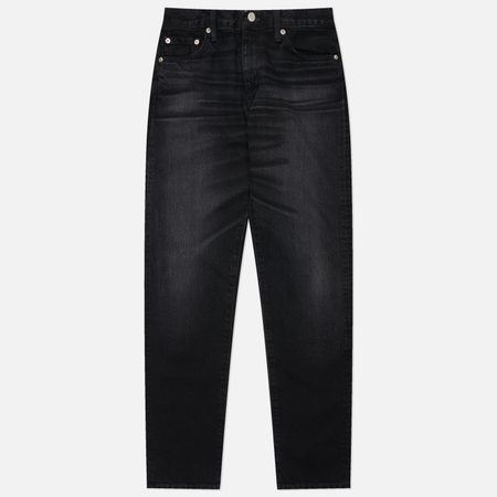 Мужские джинсы Edwin Regular Tapered Kaihara Right Hand Black Denim 13 Oz, цвет чёрный