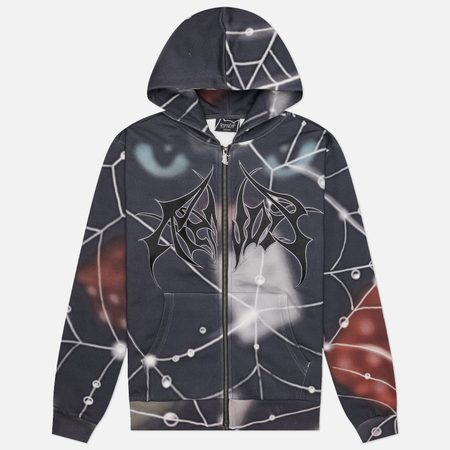 Мужская толстовка RIPNDIP Redemption Zip Up Hoodie, цвет чёрный