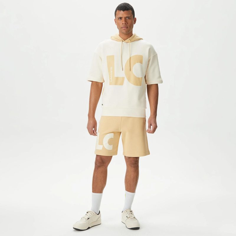 Мужская толстовка Lacoste свободного кроя с капюшоном 4