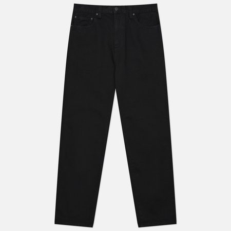 Мужские джинсы Carhartt WIP Aaron Camano Denim 12 Oz, цвет чёрный
