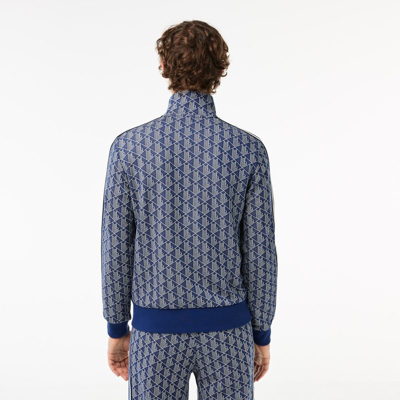 Мужская жаккардовая толстовка Lacoste PARIS с монограммой 2