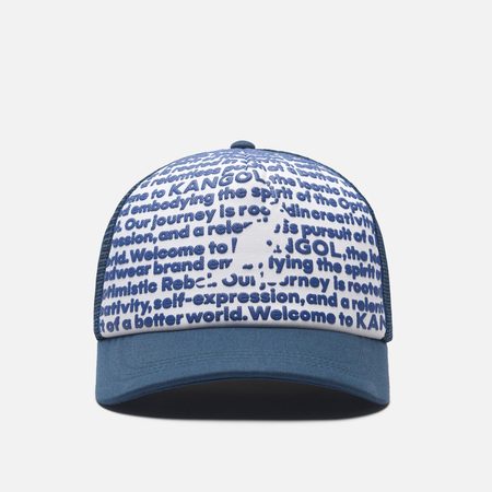 Кепка Kangol Fine Print Trucker, цвет синий