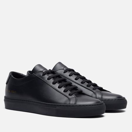 Женские кеды Common Projects Original Achilles Low, цвет чёрный