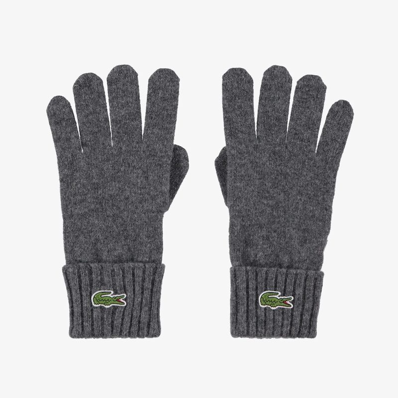 Шерстяные перчатки Lacoste унисекс