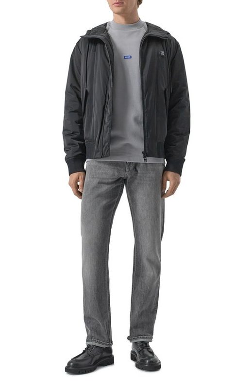 Хлопковый свитшот HUGO Blue 2