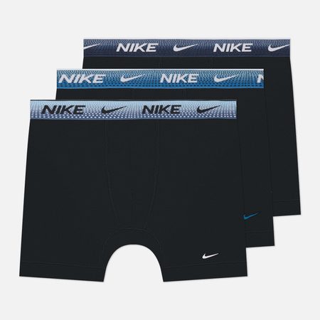 Комплект мужских трусов Nike Underwear Boxer Brief 3-Pack, цвет чёрный