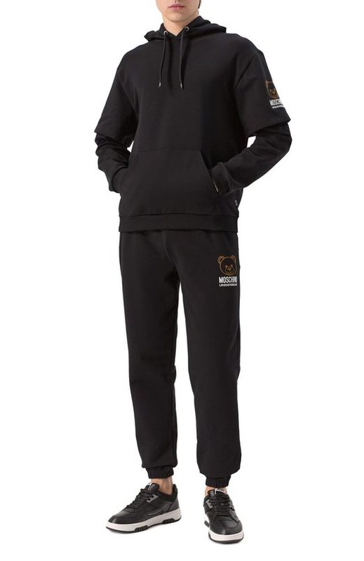 Хлопковые домашние джоггеры Moschino 2