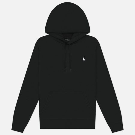Мужская толстовка Polo Ralph Lauren Double-Knit Hoodie, цвет чёрный