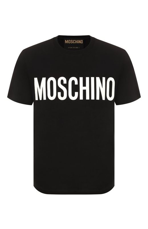 Хлопковая футболка Moschino