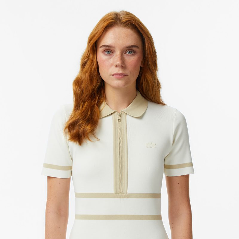 Женское платье Lacoste с короткими рукавами и молнией 3