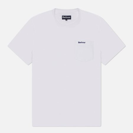 Мужская футболка Barbour Langdon Pocket, цвет белый