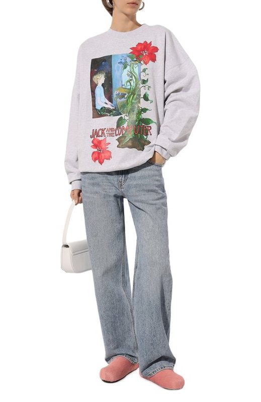 Хлопковый свитшот JW Anderson 2