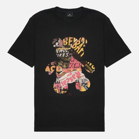 Мужская футболка Paul Smith Teddy Bear Collage, цвет чёрный