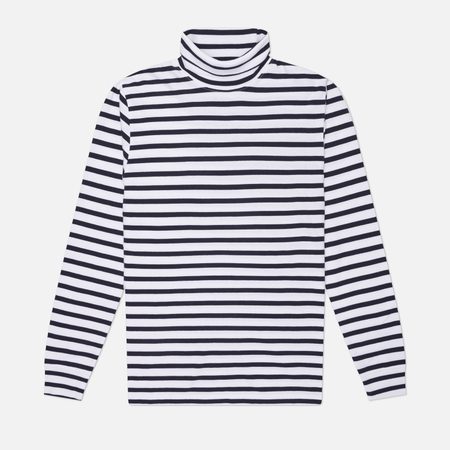 Мужская толстовка NOAH Breton Stripe Turtleneck, цвет синий