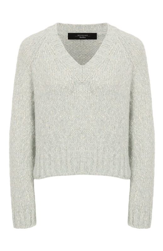 Свитер из хлопка и шерсти Weekend Max Mara