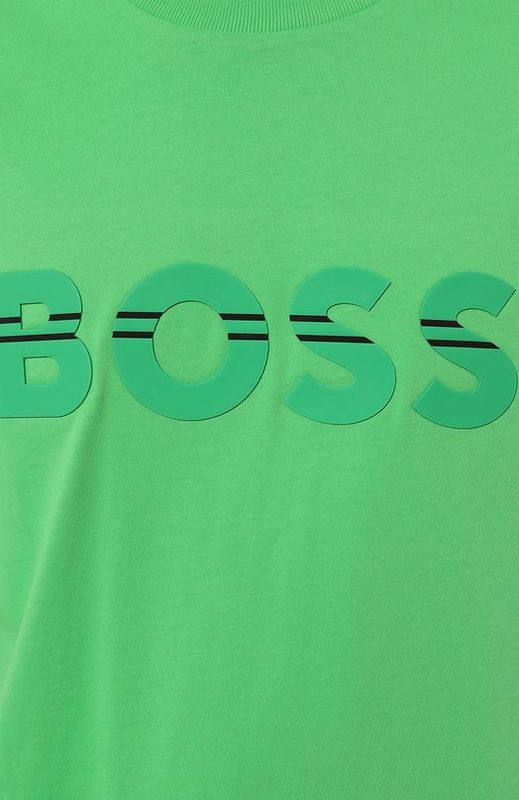 Хлопковая футболка BOSS Green 5