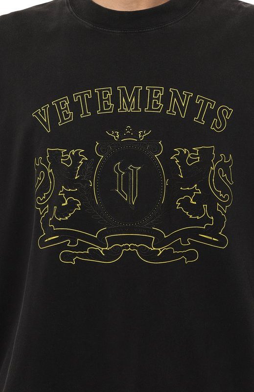 Хлопковая футболка VETEMENTS 5