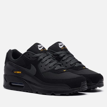 Мужские кроссовки Nike Air Max 90, цвет чёрный