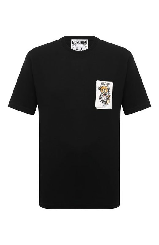 Хлопковая футболка Moschino