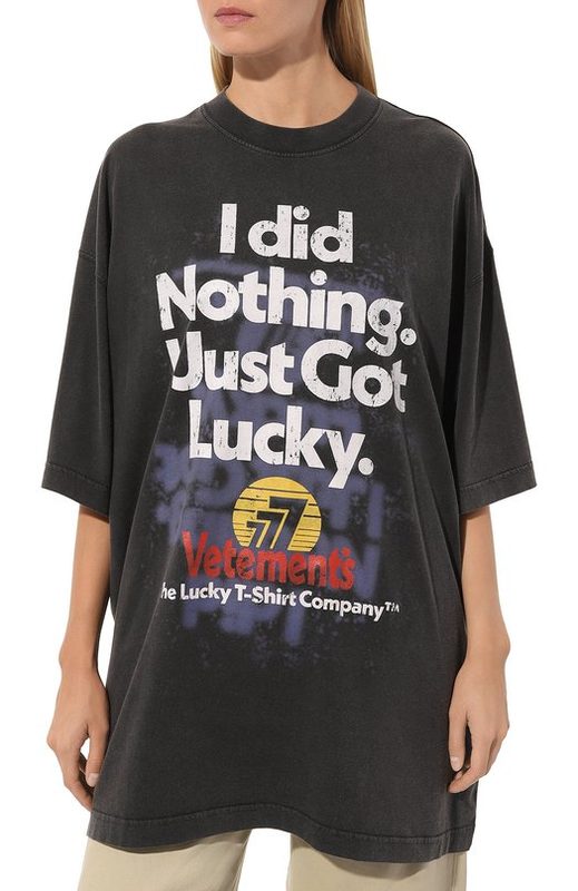 Хлопковая футболка VETEMENTS 3