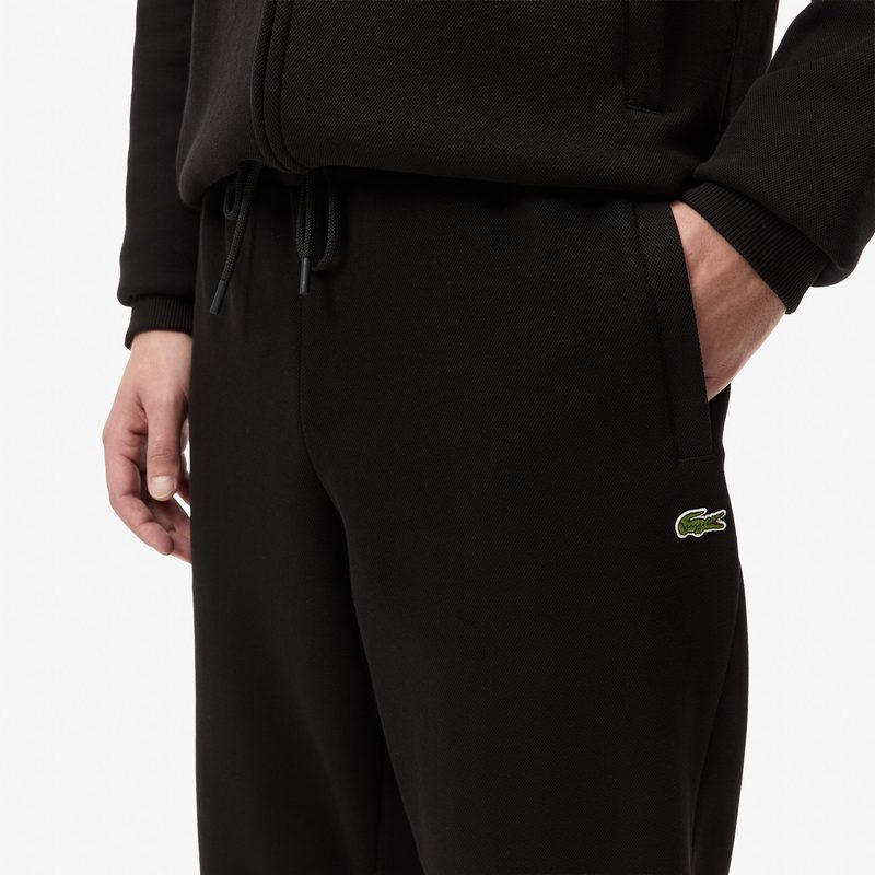Мужские хлопковые спортивные брюки Lacoste приталенного кроя 4