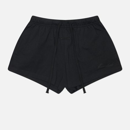 Женские шорты Fear of God ESSENTIALS Signature Running, цвет чёрный